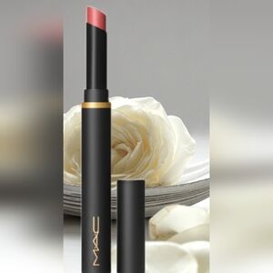 NEW MAC Powder Kiss Velvet Blur Slim Moisturizing Matte Lipstick - Brickthrough